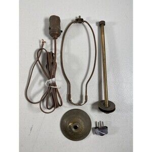 Antique Wired Lamp Kit Accessories Parts Lamp Set DIY Project 84” Long #9 READ